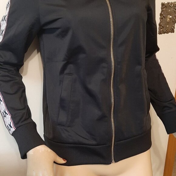 Armani Exchange Black/Logo Track Jacket Women's Small - Picture 5 of 10